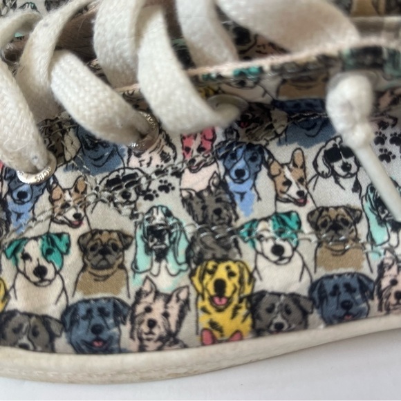 Skechers BOBS Slip On Memory Foam Sneaker Dog Print 10 - Picture 3 of 12